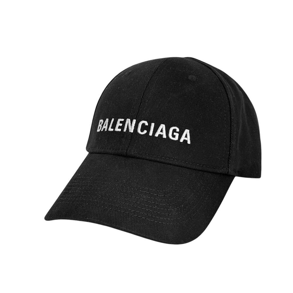 Balenciaga Cap Hat in Black/white